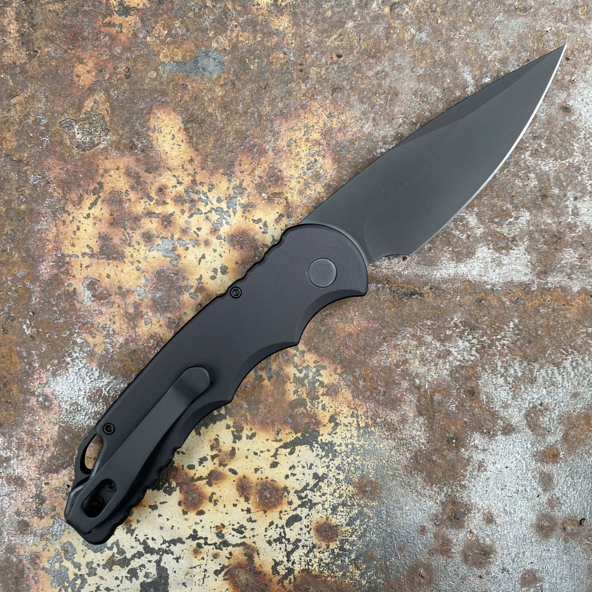 Pro-Tech TR-5 Operator Auto Black Aluminum DLC S35V Blade (T503